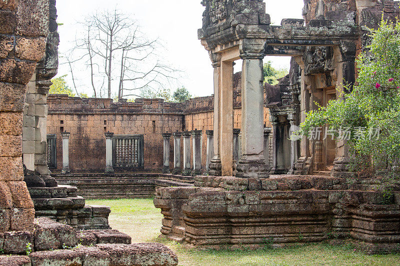 柬埔寨:Banteay Samré吴哥建筑群中的寺庙